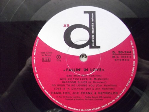Hamilton, Joe Frank & Reynolds - Fallin' In Love | Durium (D. 30-244) - 4 Hamilton, Joe Frank & Reynolds - Fallin' In Love | Durium (D. 30-244) - 4