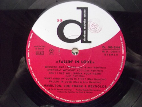 Hamilton, Joe Frank & Reynolds - Fallin' In Love | Durium (D. 30-244) - 3 Hamilton, Joe Frank & Reynolds - Fallin' In Love | Durium (D. 30-244) - 3