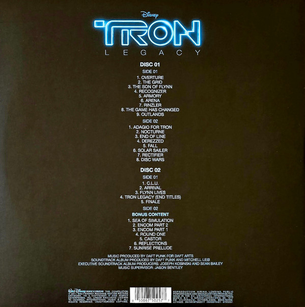 Daft Punk - TRON: Legacy (Vinyl Edition Motion Picture Soundtrack) | Walt Disney Records (0050087502577) - 3 Daft Punk - TRON: Legacy (Vinyl Edition Motion Picture Soundtrack) | Walt Disney Records (0050087502577) - 3