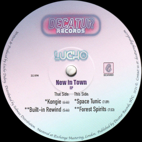 Lucho - New In Town EP | Decatur Records (DECATUR001)