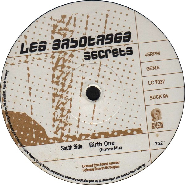 Les Sabotages - Secrets | Suck Me Plasma (SUCK 84) - 2