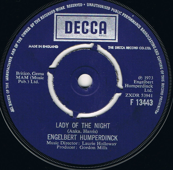 Engelbert Humperdinck - Love Is All | Decca (F 13443) - 2