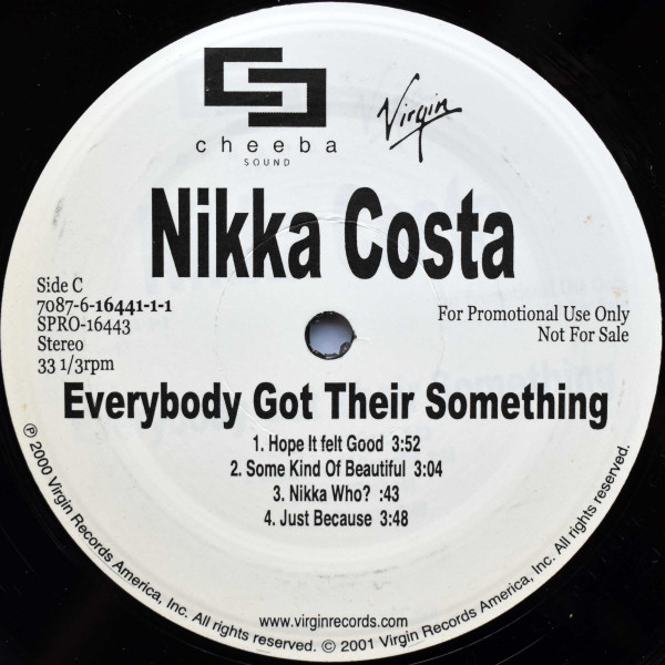 Nikka Costa - Everybody Got Their Something | Cheeba Sound (7087-6-16441-1-1) - 3 Nikka Costa - Everybody Got Their Something | Cheeba Sound (7087-6-16441-1-1) - 3