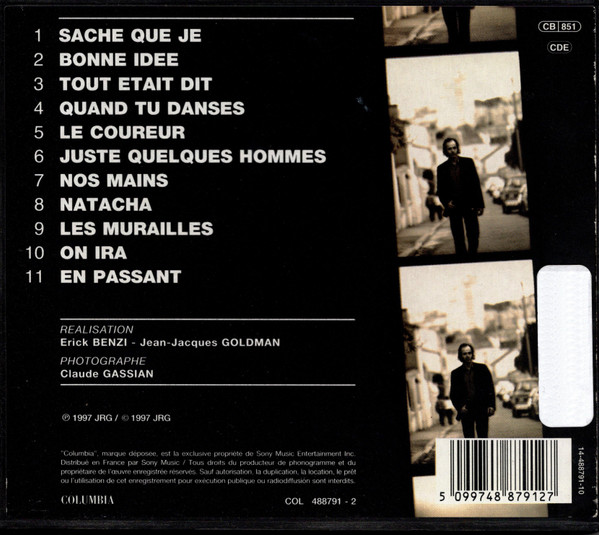 Jean-Jacques Goldman - En Passant | Columbia (COL 488791 - 2) - 2