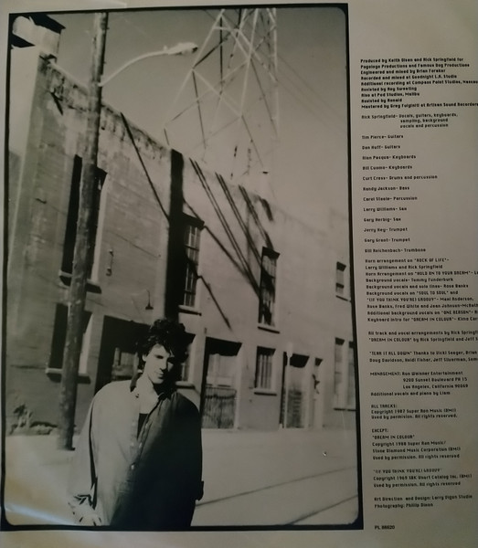 Rick Springfield - Rock Of Life | RCA (PL 86620) - 3