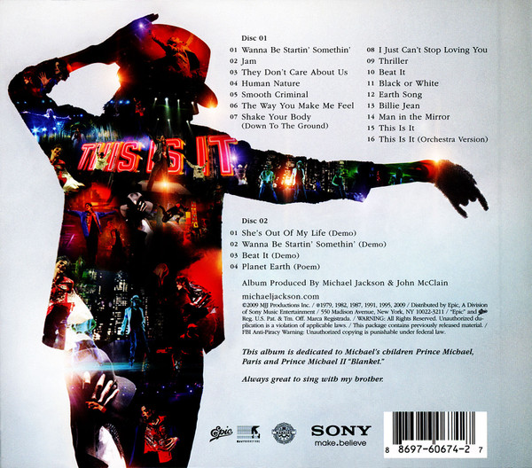 Michael Jackson - This Is It | Epic (EICP 1301-2) - 4
