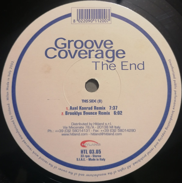 Groove Coverage - The End | Hitland (HTL 03.05) - 4