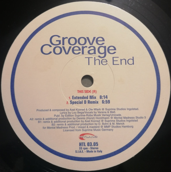Groove Coverage - The End | Hitland (HTL 03.05) - 3