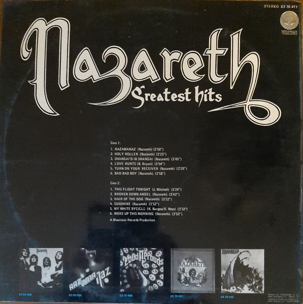 Nazareth - Greatest Hits | Vertigo (63 70 411) - 2