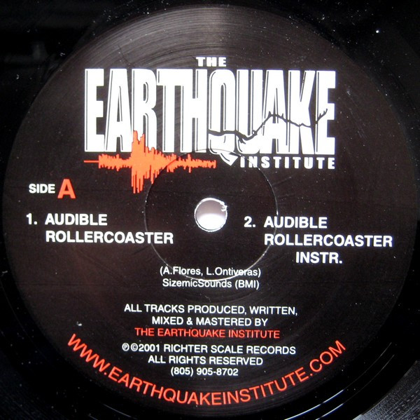 The Earthquake Institute - Audible Rollercoaster | Richter Scale Records (RSR-1)