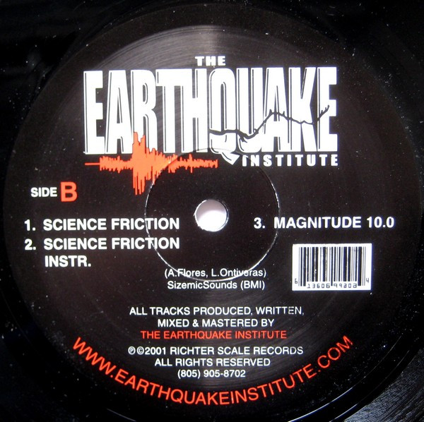 The Earthquake Institute - Audible Rollercoaster | Richter Scale Records (RSR-1) - 2 The Earthquake Institute - Audible Rollercoaster | Richter Scale Records (RSR-1) - 2