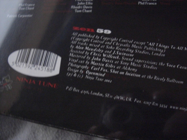 The Cinematic Orchestra - Every Day | Ninja Tune (ZEN 59) - 3