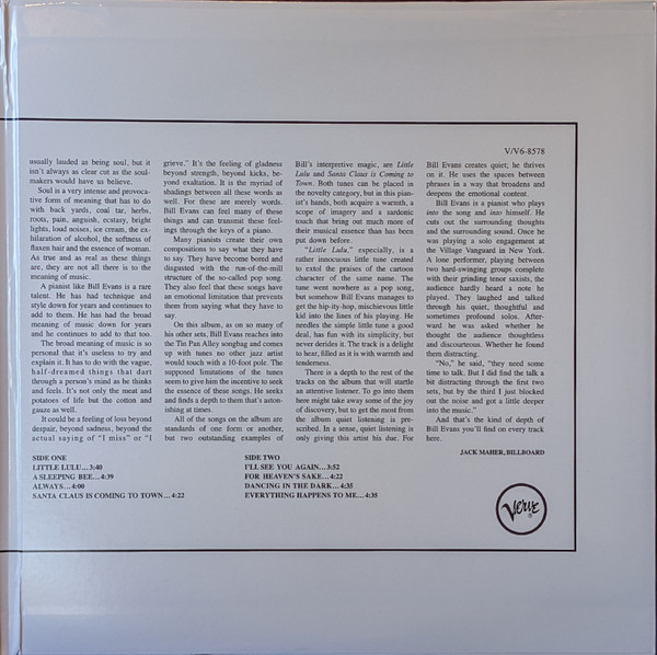 Bill Evans - Trio 64 | Verve Records (B0033123-01) - 2