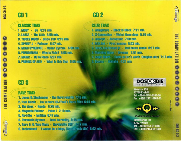 Various - Deep Magazine Presents The Compilation Into Deep | Dos Or Die Recordings (DOS CD 3-2) - 2