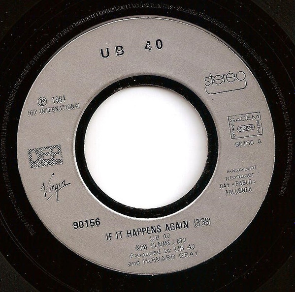 UB40 - If It Happens Again | DEP International (90156) - 3 UB40 - If It Happens Again | DEP International (90156) - 3