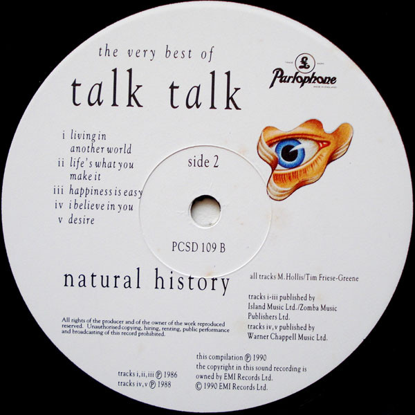 Natural History (The Very Best Of Talk Talk)
