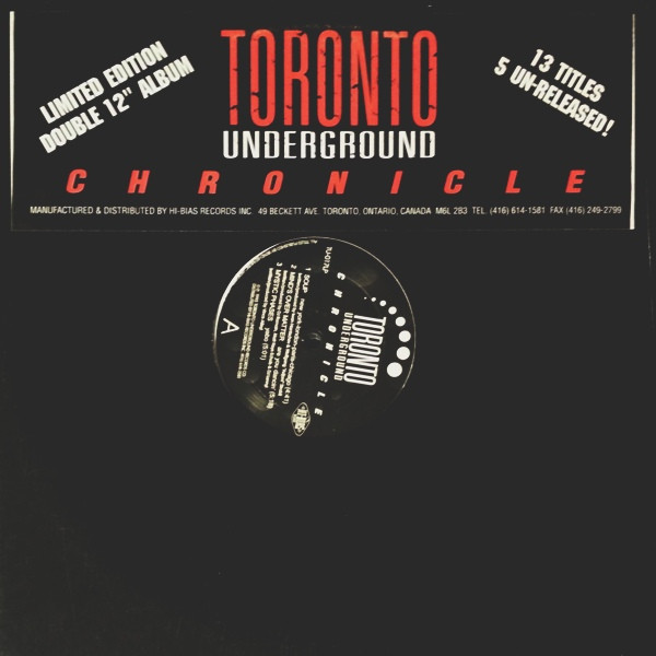 Various - Toronto Underground - Chronicle | Toronto Underground (TU-017LP)