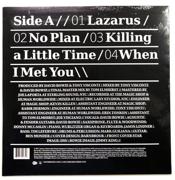 David Bowie - No Plan EP | ISO Records (88985419651) - 2