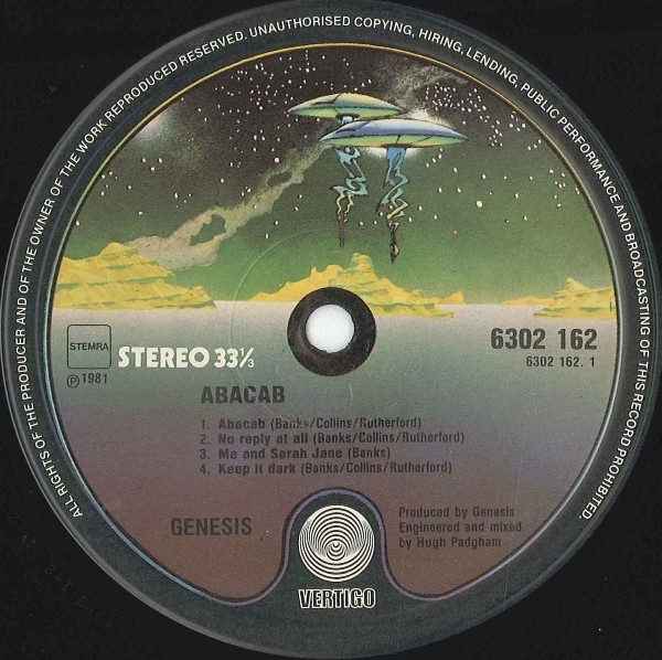 Genesis - Abacab | Vertigo (6302 162) - 2