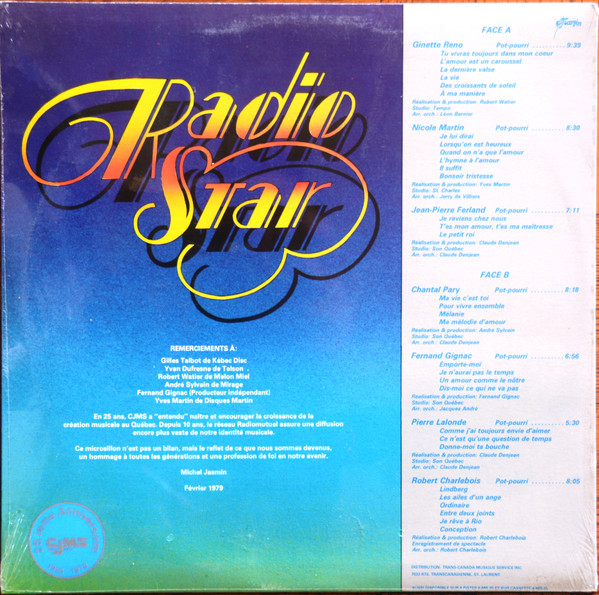 Various - Radio Star | Les Disques Martin (MR 25) - 2 Various - Radio Star | Les Disques Martin (MR 25) - 2