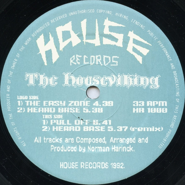 The Houseviking - The Easy Zone | House Records (HR 1000) - 3 The Houseviking - The Easy Zone | House Records (HR 1000) - 3