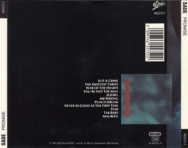 Sade - Promise | Epic (465575 2) - 2