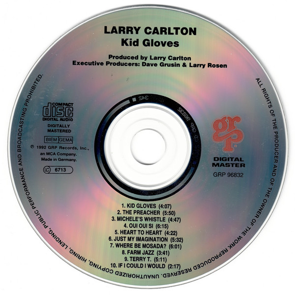 Larry Carlton - Kid Gloves | GRP (GRP-96832) - 2