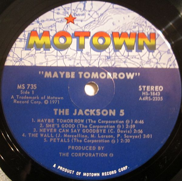 The Jackson 5 - Maybe Tomorrow | Motown (MS-735) - 4 The Jackson 5 - Maybe Tomorrow | Motown (MS-735) - 4