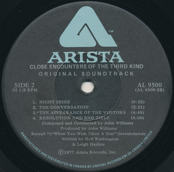 John Williams - Close Encounters Of The Third Kind (Original Motion Picture Soundtrack) | Arista (AL 9500) - 4