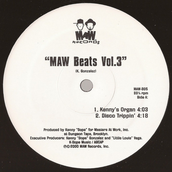 Masters At Work - Beats Vol. 3 | MAW Records (MAW-805) - main