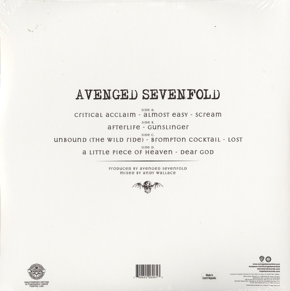 Avenged Sevenfold - Avenged Sevenfold | Hopeless Records (HR696-1) - 2 Avenged Sevenfold - Avenged Sevenfold | Hopeless Records (HR696-1) - 2