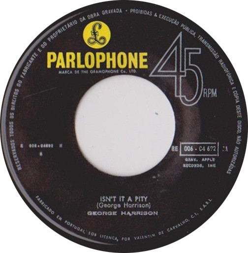 George Harrison - My Sweet Lord | Parlophone (8E 006 04692 M)