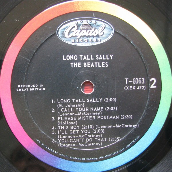 The Beatles - Long Tall Sally | Capitol Records (T6063) - 3