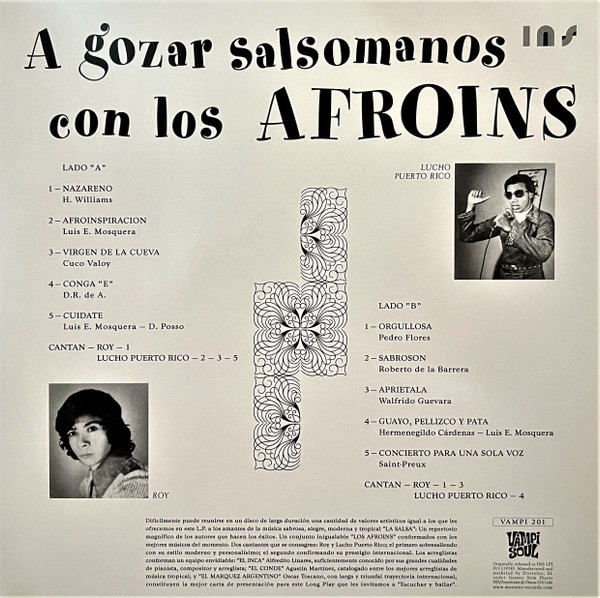 Los Afroins - A Gozar Salsomanos | Vampi Soul (VAMPI 201) - 3