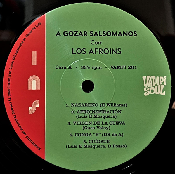 Los Afroins - A Gozar Salsomanos | Vampi Soul (VAMPI 201) - 4