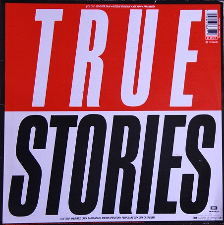 Talking Heads - True Stories | EMI (24 0612 1) - 2