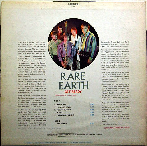 Rare Earth - Get Ready | Rare Earth (RS 507) - 2 Rare Earth - Get Ready | Rare Earth (RS 507) - 2