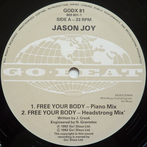 Jason Joy - Free Your Body | Go! Beat (GODX 81) - 3 Jason Joy - Free Your Body | Go! Beat (GODX 81) - 3