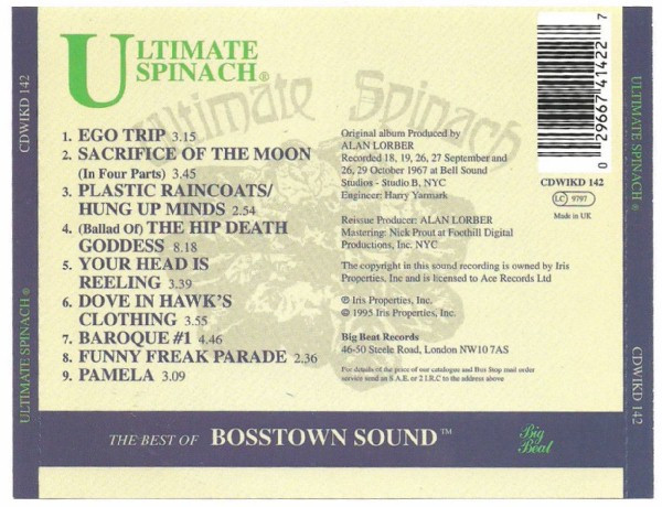 Ultimate Spinach - Ultimate Spinach | Big Beat Records (CDWIKD 142) - 3
