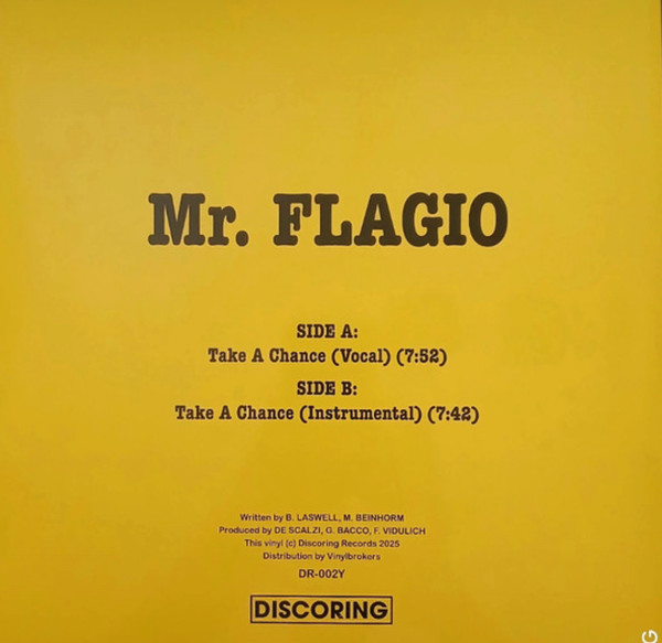 Mr. Flagio - Take A Chance | Discoring Records (DR-002Y) - 2