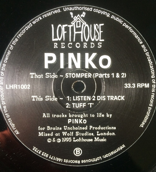 Pinko - Stomper | Lofthouse Records (LHR1002) - main