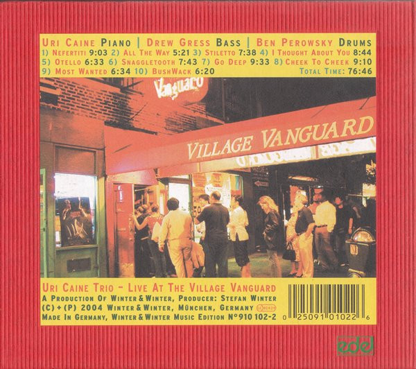 Uri Caine Trio - Live At The Village Vanguard | Winter & Winter (910 102-2) - main