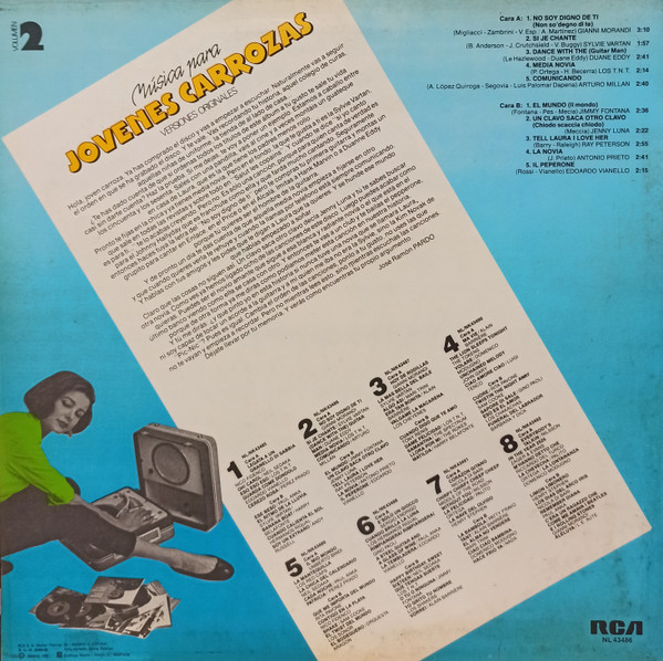 Various - Musica Para Jovenes Carrozas - Vol. 2 | RCA (NL 43486) - 2 Various - Musica Para Jovenes Carrozas - Vol. 2 | RCA (NL 43486) - 2