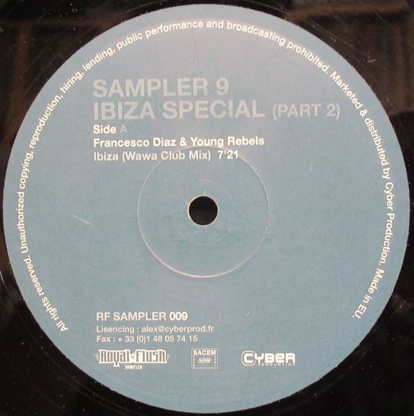 Various - Sampler 9 - Ibiza Special (Part 2) | Royal Flush Records (RF SAMPLER 009) - main