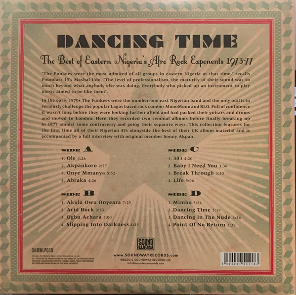 The Funkees - Dancing Time (The Best Of Eastern Nigeria's Afro Rock Exponents 1973-77) | Soundway (SNDWLP039) - 4 The Funkees - Dancing Time (The Best Of Eastern Nigeria's Afro Rock Exponents 1973-77) | Soundway (SNDWLP039) - 4
