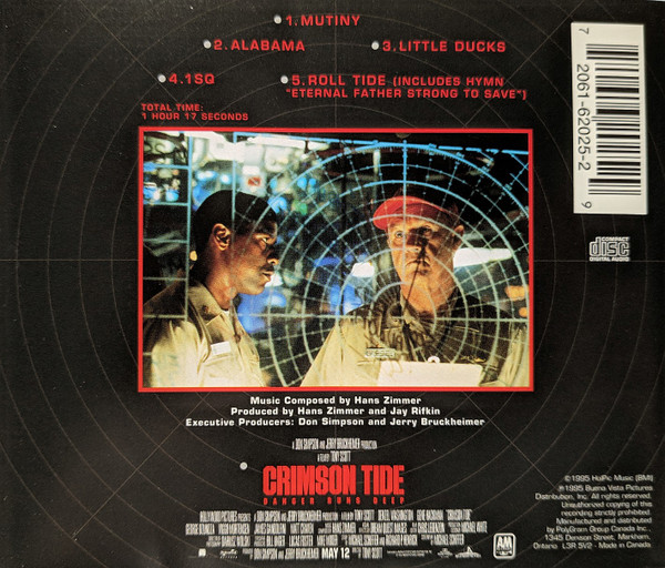 Hans Zimmer - Crimson Tide (Music From The Original Motion Picture) | Hollywood Records (HR-62025-2) - 2 Hans Zimmer - Crimson Tide (Music From The Original Motion Picture) | Hollywood Records (HR-62025-2) - 2