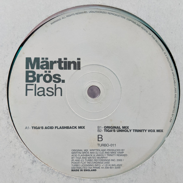 Märtini Brös. - Flash | Turbo (TURBO-011) - 3