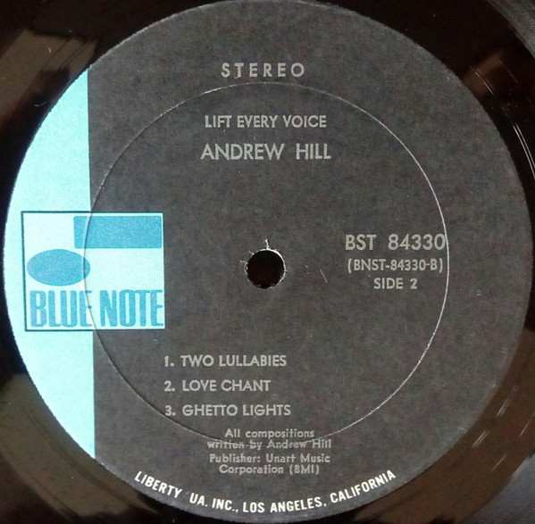 Andrew Hill - Lift Every Voice | Blue Note (BST-84330) - 4 Andrew Hill - Lift Every Voice | Blue Note (BST-84330) - 4
