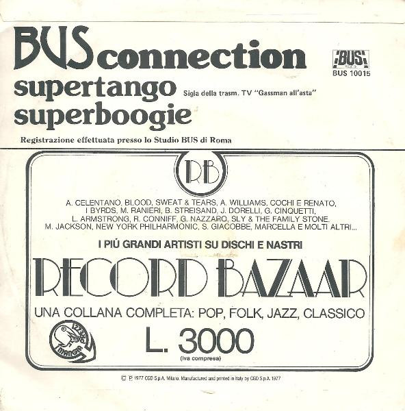 Bus Connection - Supertango | Bus Production (BUS 10015) - 2