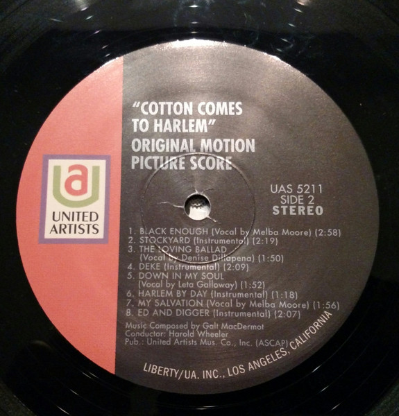 Galt MacDermot - Cotton Comes To Harlem (Original Motion Picture Score) | United Artists Records (UAS 5211) - 4 Galt MacDermot - Cotton Comes To Harlem (Original Motion Picture Score) | United Artists Records (UAS 5211) - 4